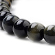 Chapelets de perles d'œil de tigre naturel G-S259-22-6mm-3