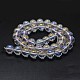 Chapelets de perles de cristal de quartz naturel électrolytique G-K285-09-8mm-02-2