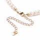 Classificare una collana di perline di perle naturali per le donne NJEW-JN03860-5