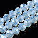Chapelets de perles en verre électroplaqué EGLA-A034-J1mm-A04-1