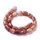 Natural Dyed Agate Beads Strands G-G775-B-13-2