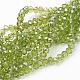 Electroplate Glass Faceted Rondelle Beads Strands EGLA-D020-4x3mm-34-1