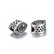 Hollow 925 Sterling Silver European Beads OPDL-L017-009TAS-2