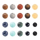 232Pcs 10 Style Natural & Synthetic Gemstone Round Beads G-LS0002-17-2