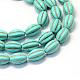 Chapelets de perles en pierres précieuses de turquoise synthétique TURQ-S282-16-1