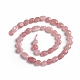 Chapelets de perles en quartz rose naturel G-D0002-D63-2