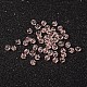 Perles bicone à facettes en verre d'imitation cristal cristallisé X-G22QS122-3