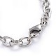 304 Stainless Steel Charm Bracelets BJEW-O172-05P-5