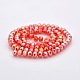 AB Color Plated Faceted Rondelle Electroplate Glass Beads Strands GLAA-A024D-AB04-2