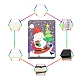 Diy рождественская тема алмазная живопись наборы для ноутбуков XMAS-PW0001-108I-1