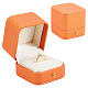 AHANDMAKER Leather Ring Box for Wedding Ceremony CON-WH0088-36-1