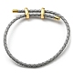 Bracelets en cuir tressé BJEW-G675-06G-07-1