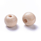 Perles en bois naturel teint X-WOOD-Q006-8mm-04-LF-2