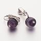Natural Gemstone Clip-on Earrings EJEW-JE02128-4