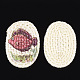 Handgefertigte geflochtene Perlen aus Rohrgeflecht / Rattan WOVE-T006-116-2
