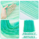 Gradient Pleated Polyester Organza Fabric DIY-WH0349-125-4