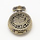 Смешанные стили старинные плоские круглые сплава кварцевые часы головок для карманных часов кулон ожерелье материалы WACH-M109-M01-2