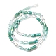 Chapelets de perles en verre électroplaqué&nbsp;EGLA-D300-05-18-5