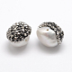 Natural Pearl Oval Beads G-L355-12-1