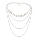 304 Stainless Steel Chain Tiered Necklaces NJEW-JN02244-02-1