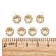Perline europeo zirconi in ottone ZIRC-F001-101G-4