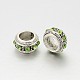 Antique Silver Plated Alloy Rhinestone Beads RB-J520-07AS-1