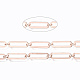 Brass Paperclip Chains CHC-S009-009RG-4