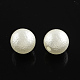 Perles rondes en plastique ABS imitation perle SACR-Q105-26D-1