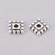 Tibetan Style Alloy Spacer Beads TIBEB-P002-02AS-RS-2