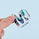 Alphabet-Anhänger-Ohrring-Kit zum Selbermachen DIY-SZ0006-06-2