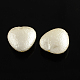 ABS Plastic Imitation Pearl Heart Beads SACR-Q105-14-1