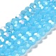Imitation Jade Glass Beads Stands EGLA-A035-J8mm-B04-1