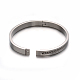 304 Stainless Steel Bangles BJEW-E277-23B-P-2