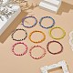 Glass Seed Beads Beaded Bracelets Sets BJEW-JB09073-5