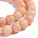 Chapelets de perles en aventurine rose naturel G-P257-05A-8mm-3
