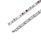 Bracelets de bande de montre de chaîne de panthère d'acier inoxydable de Shegrace JB679A-5