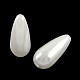 ABS Plastic Imitation Pearl Teardrop Beads MACR-S266-A63-1