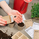 Benecreat DIY bolsillo organizador de almacenamiento de semillas kit para hacer carpetas AJEW-BC0006-63-5