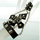 Crâne punk rock bracelets en cuir X-BJEW-N114-16-3