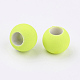 Rubber Style Neon Glass Round Beads X-DGLA-R024-18mm-1-2