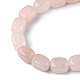 Chapelets de perles en quartz rose naturel G-F743-02C-4