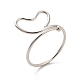 201 Stainless Steel Wrapped Fing Rings for Women STAS-K247-03P-3