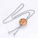 304 Stainless Steel Lariat Necklaces NJEW-F221-01P-08-1