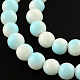 Chapelets de perles en verre peint au four bicolores X-DGLA-R050-8mm-18-1