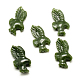 Perlas naturales de jade medio perforado G-R418-01-1