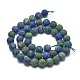 Chapelets de perles en chrysocolle et lapis lazuli naturelles G-I254-02A-2
