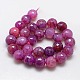 Natural Agate Round Beads Strand G-L084-14mm-31-3