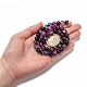 Chapelets de perles en agate veine de dragon naturelle X-G-Q948-81D-8mm-4
