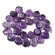 Fili di perle intagliate di ametista naturale&nbsp;G-H339-A07-01B-3