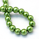 Chapelets de perles rondes en verre peint HY-Q003-10mm-13-4